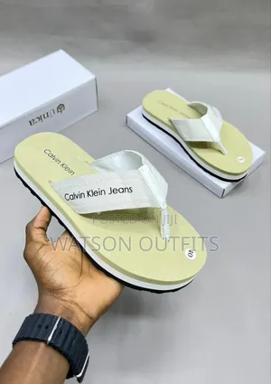 Men's New and Original Slippers Ck Branded Rubber Materials Quality