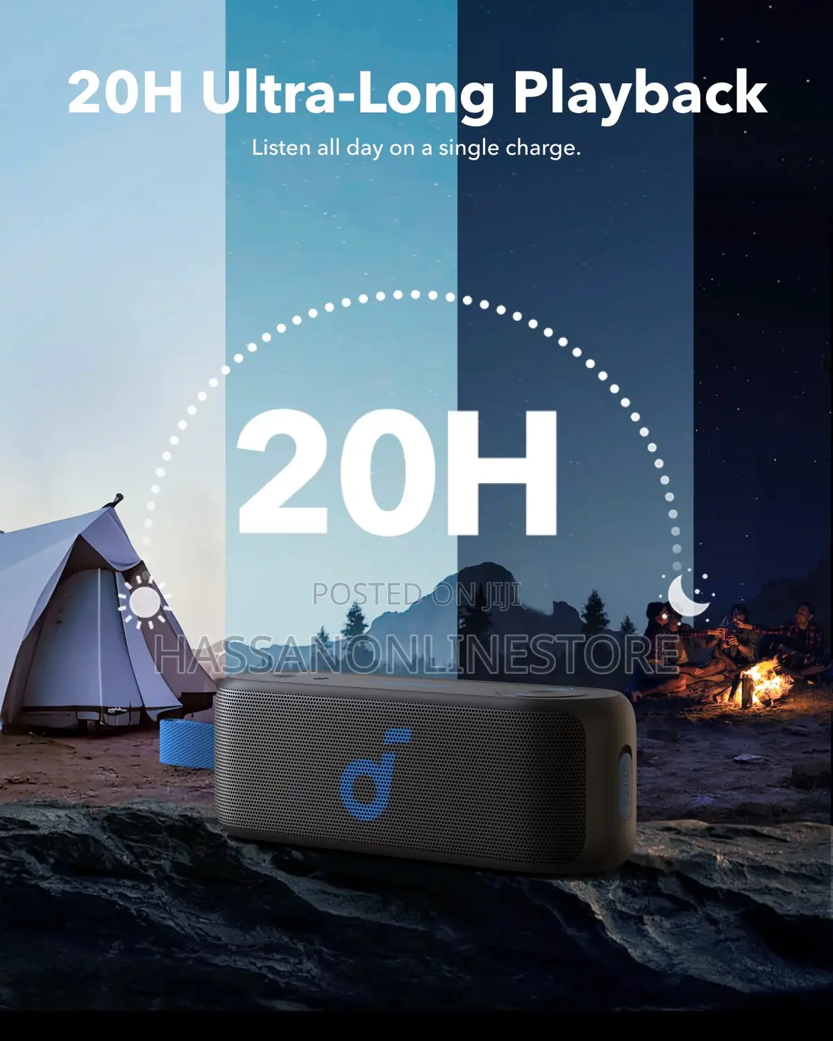Soundcore by Anker Select 3 Waterproof Bluetooth Speaker - Black