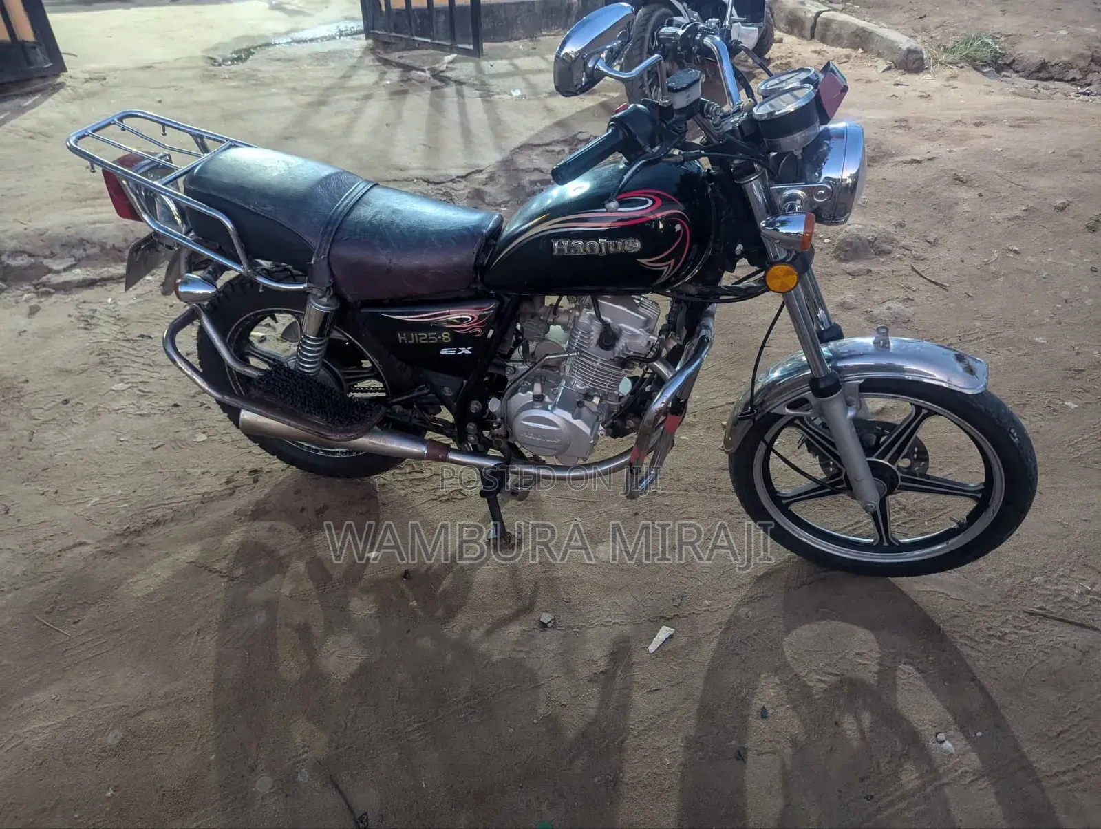 Haojue HJ125-8F 2025 Black