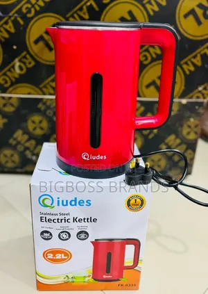 Qiudies Electric Kettle 2.2 Liters Fk- 0316 Red