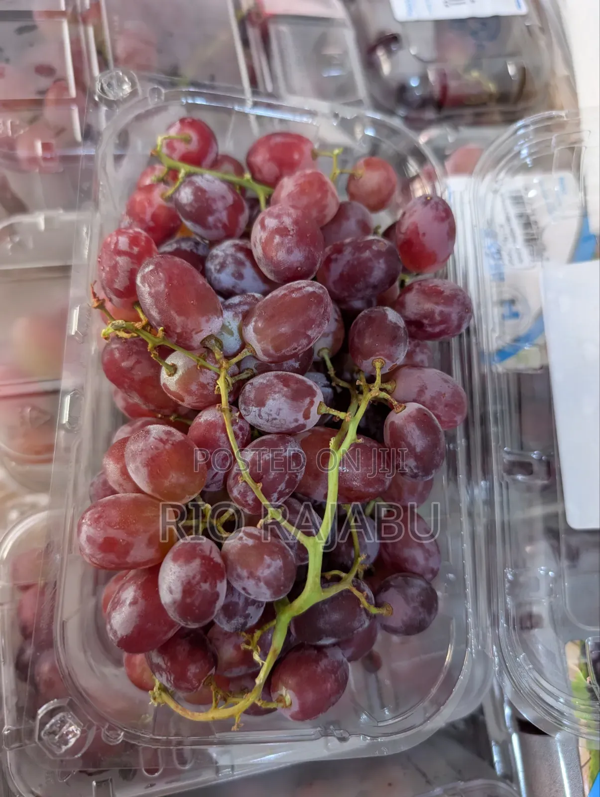 Matunda Fresh: Red Green Apples Na Zabibu