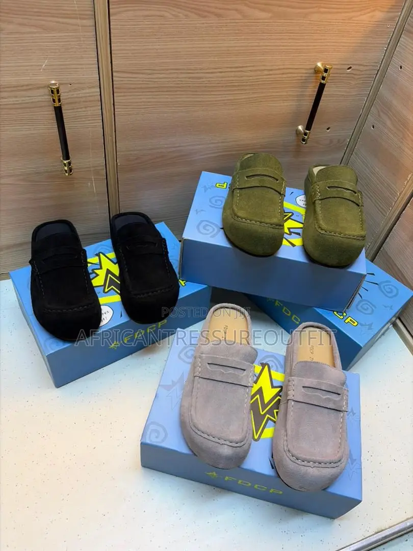 Suede Mule Loafers Collection Available