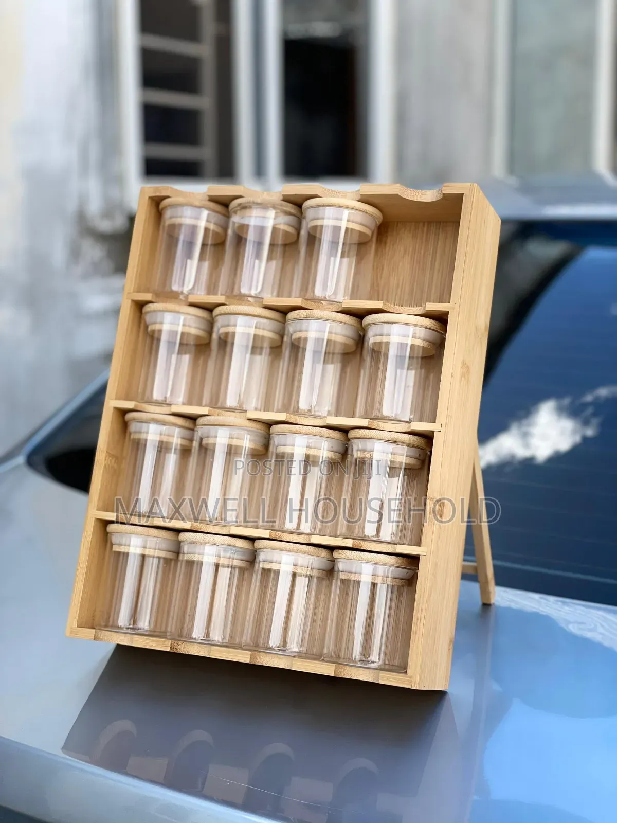 Bamboo Spice Rack