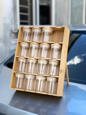 Bamboo Spice Rack