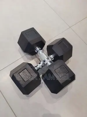 Premium Rubber Hex Dumbbells