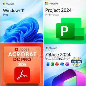Windows 11 + Microsoft Office + Project Pro + Acrobat ( 2026 Update )