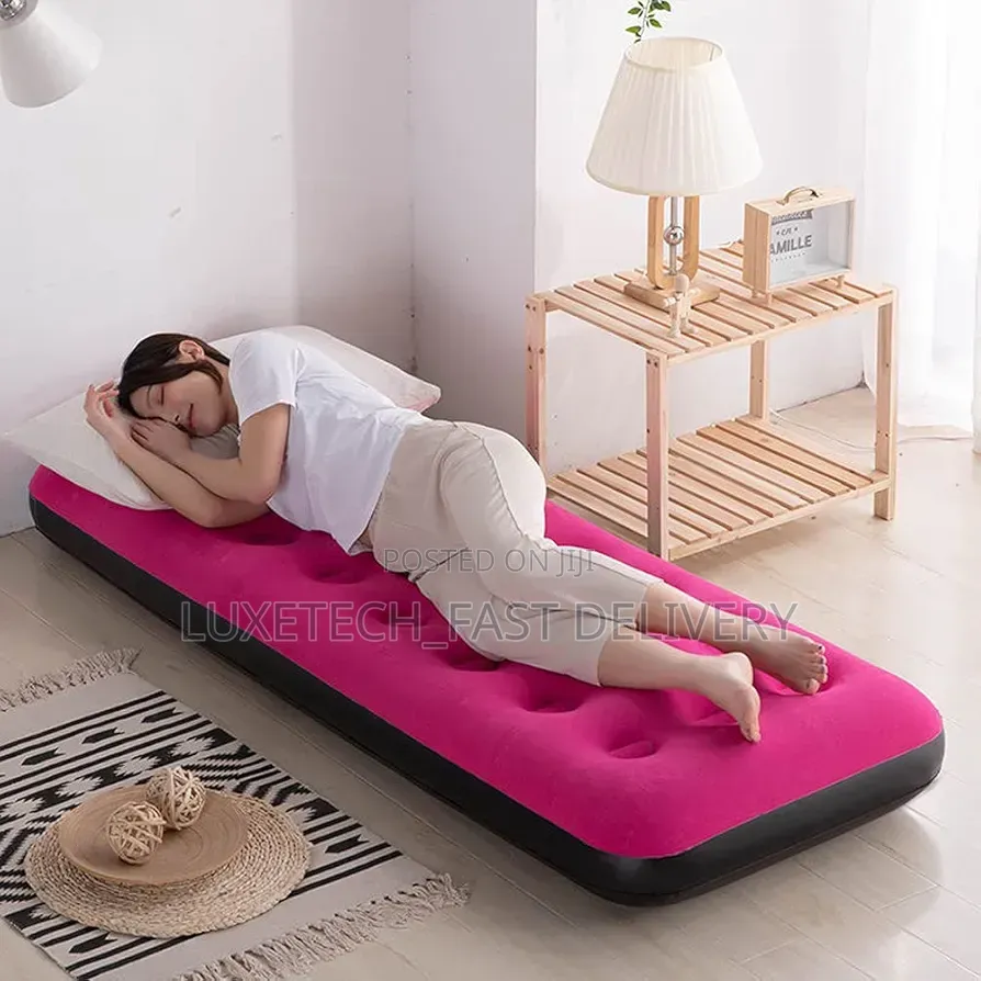 Inflatable Air Mattress Suitable For Camping Or Guest Use