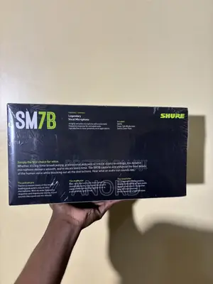 Shure Sm7b Vocal Dynamic Microphone –Podcast, Recording Streaming