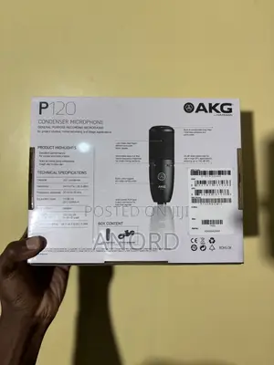 Akg P120 Condenser Microphone Professional Studio Mic Recording Podcas