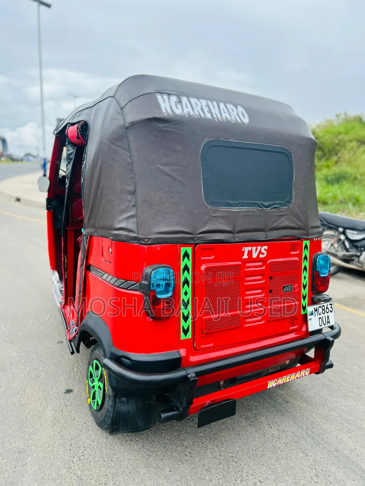 TVS King Deluxe Plus iTouch Start 2019 Red