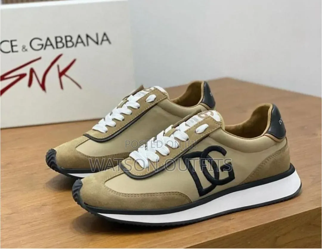 Men's Leather Shoes or Sneaker Footwears Dg Qualitatively Branded