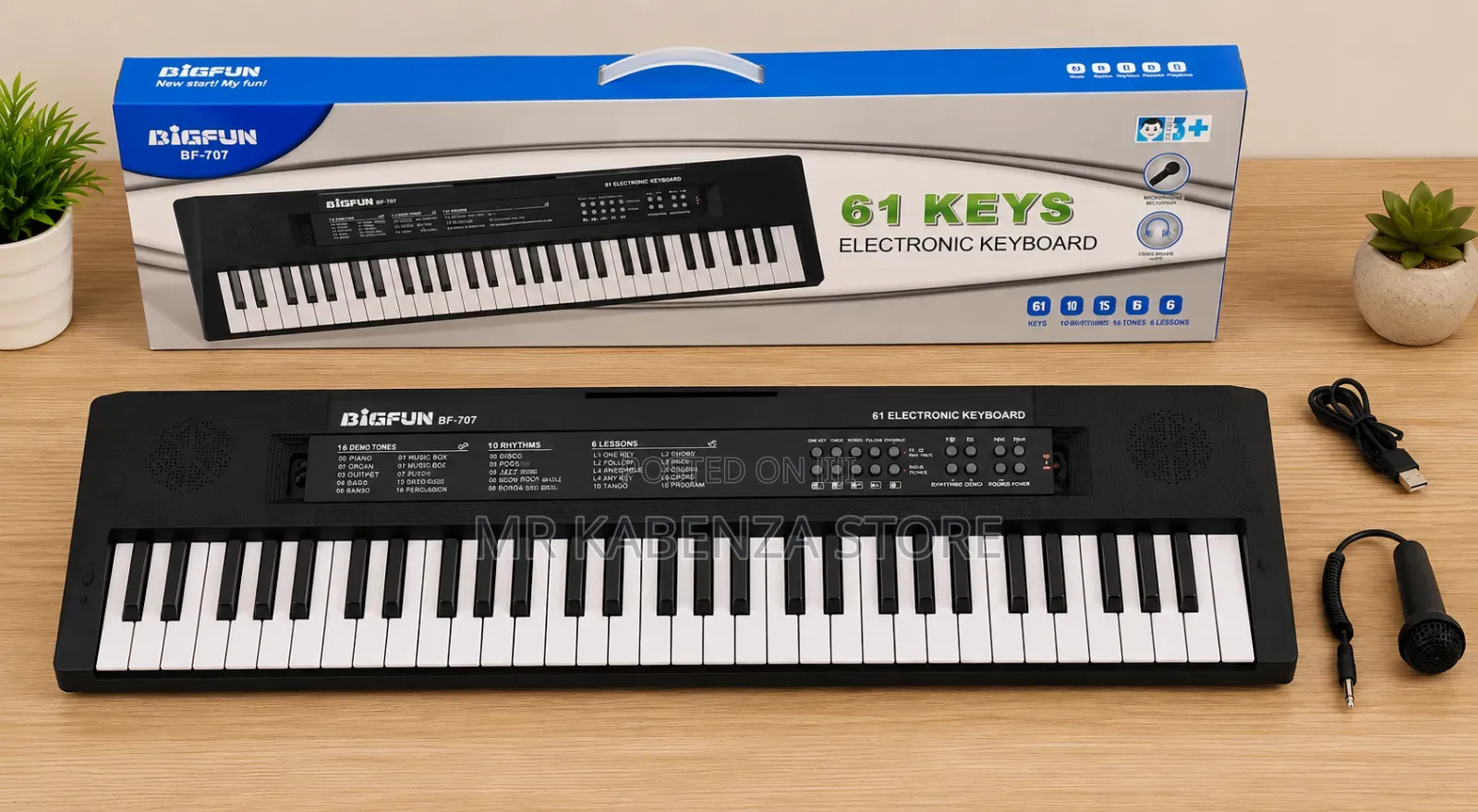 Bigfun 61 Keys Electronic Keyboard