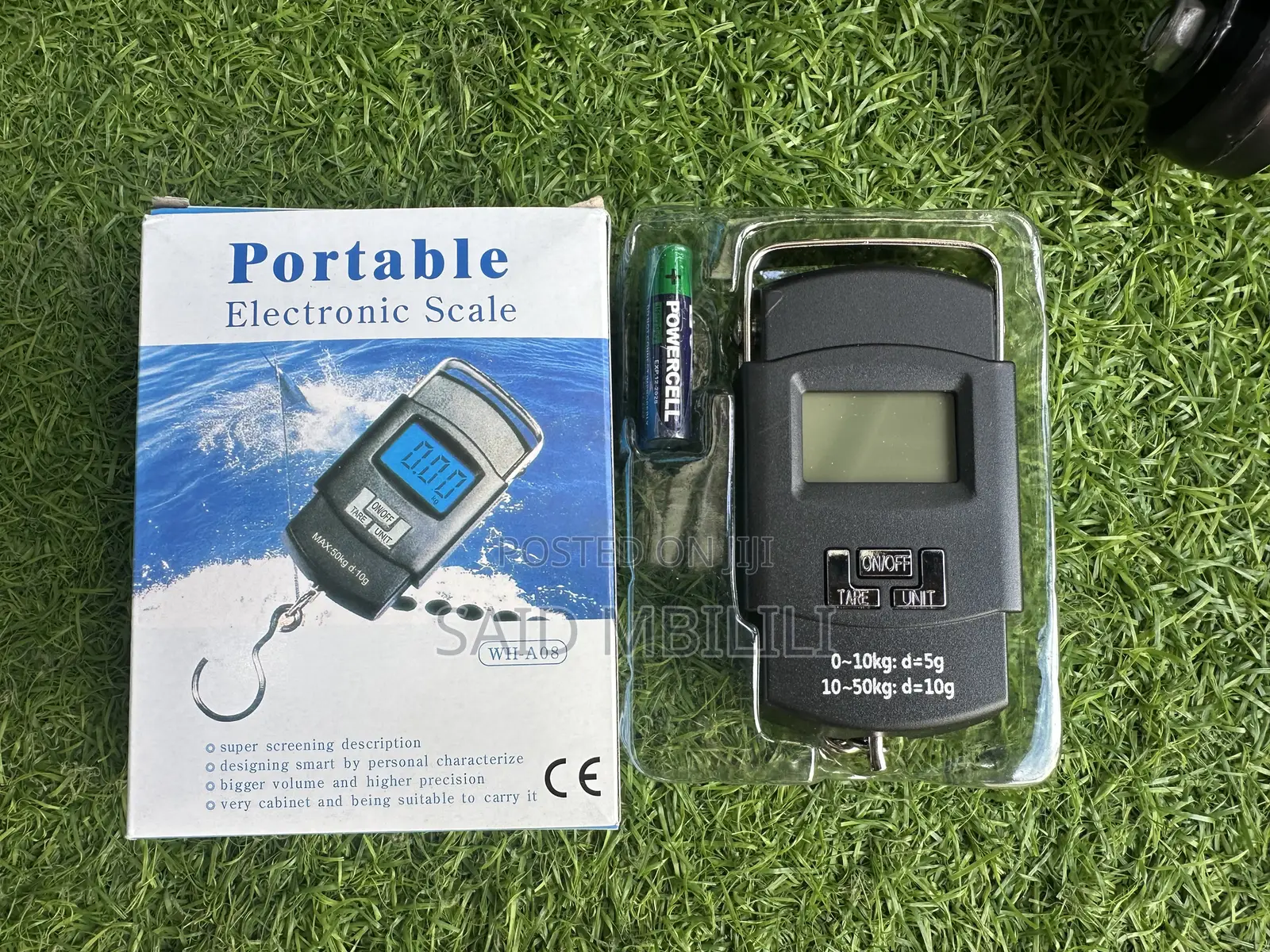 55kg/10g Usb Charging Electronic Digital Scale Hanging Hook Fishing