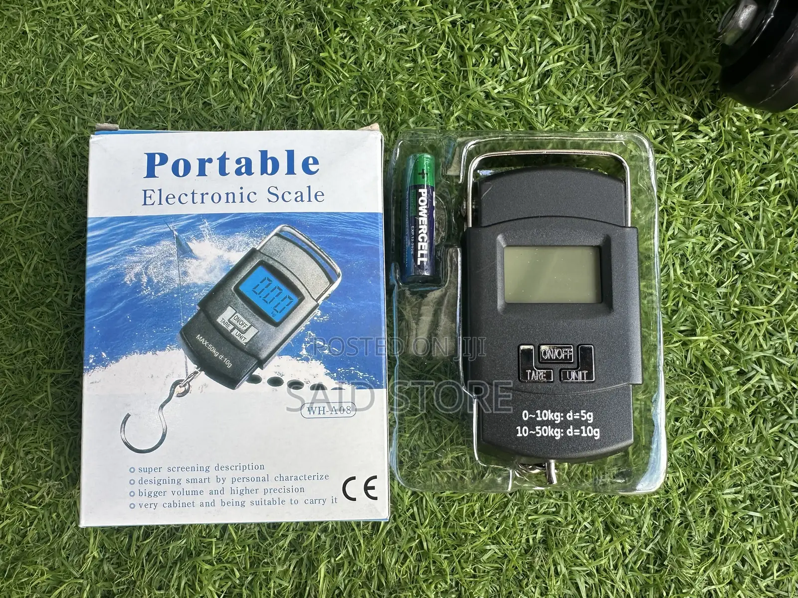 55kg/10g Usb Charging Electronic Digital Scale Hanging Hook Fishing