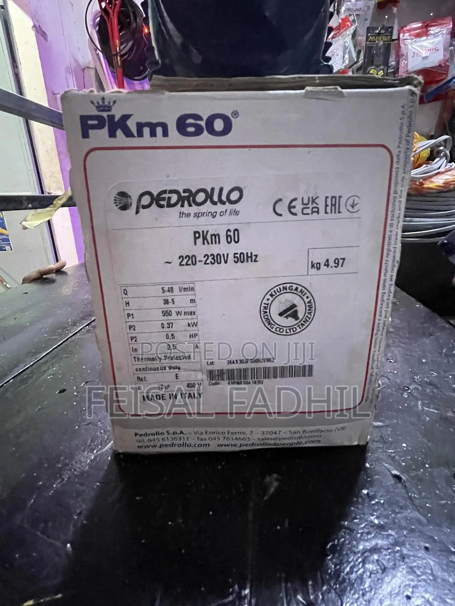 Pkm 60 W Water Pump