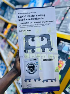 Multifunctional Movable Base With Shock Pads for Fridges, Wash Machine
