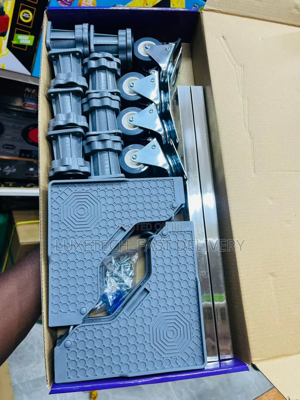 Multifunctional Movable Base With Shock Pads for Fridges, Wash Machine