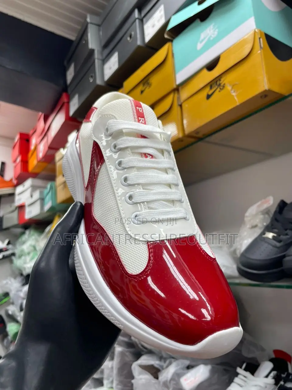 Prada American Cup Low-Top Sneakers Collection