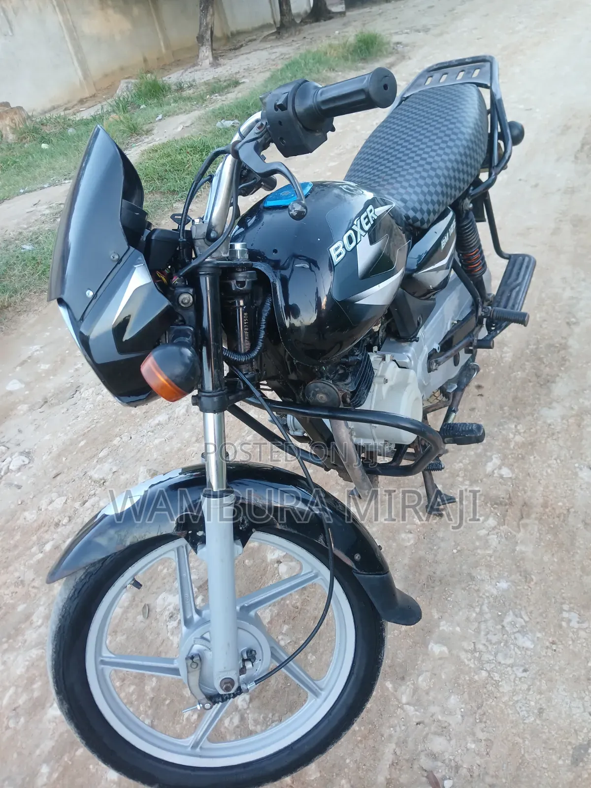 New Bajaj Boxer 125 2025 Black
