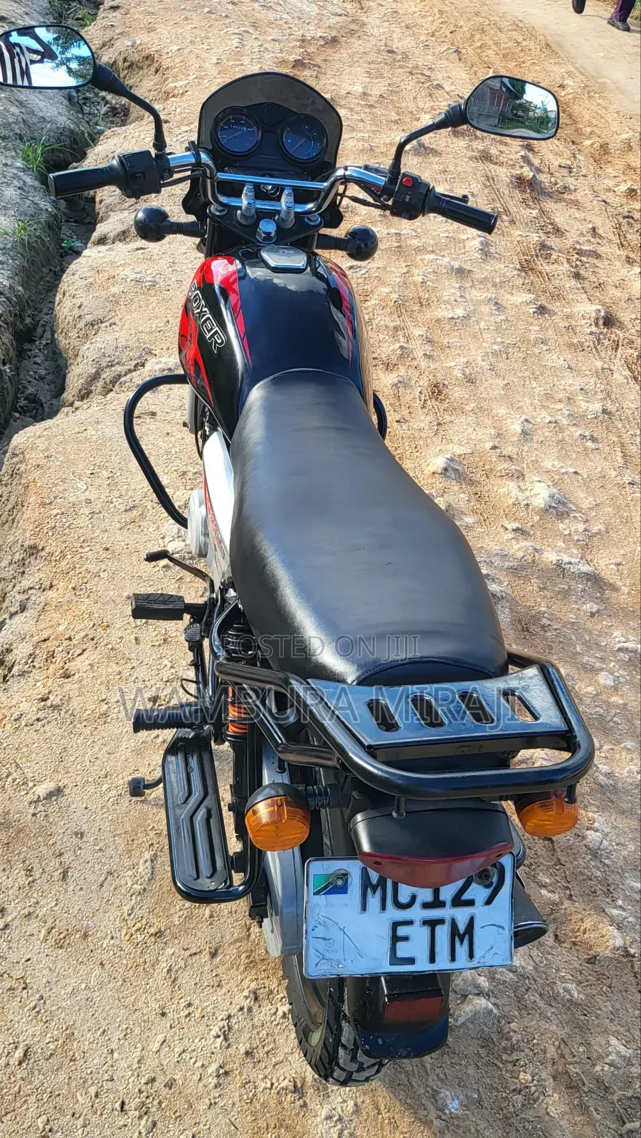 New Bajaj Boxer X125 2025 Black