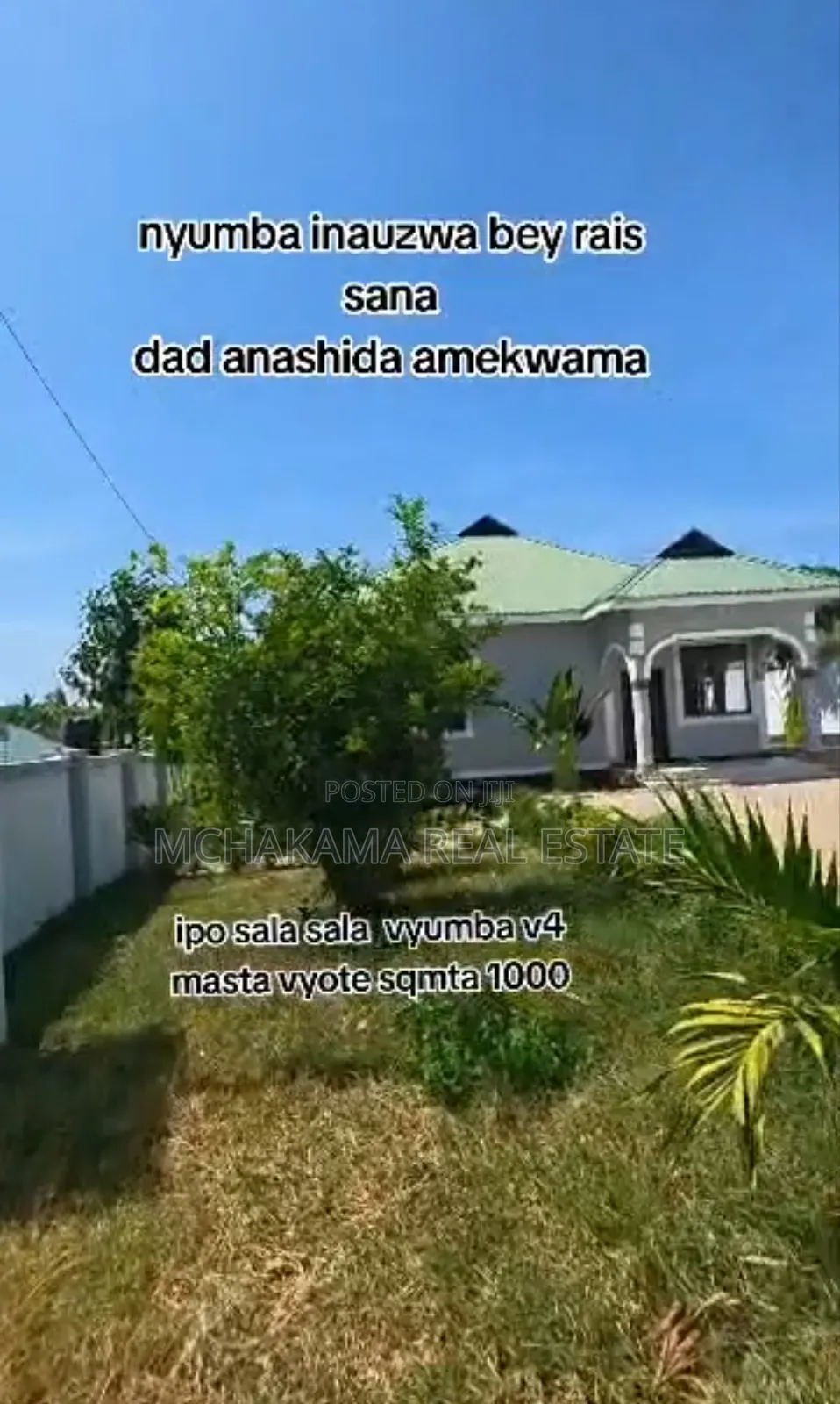 4bdrm House in Mchakama Real Estate, Goba for sale