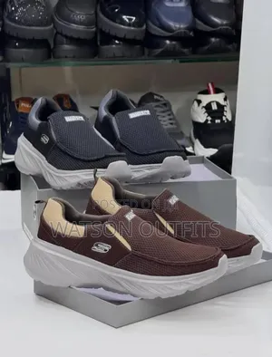Sketcher Shoes or Sketcher Sneakers Leather Materials Quality Original
