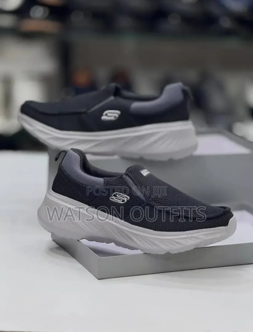 Sketcher Shoes or Sketcher Sneakers Leather Materials Quality Original