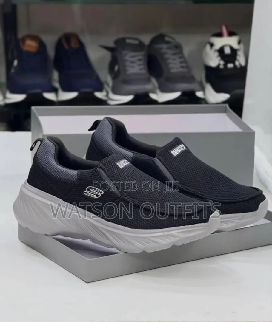 Sketcher Shoes or Sketcher Sneakers Leather Materials Quality Original