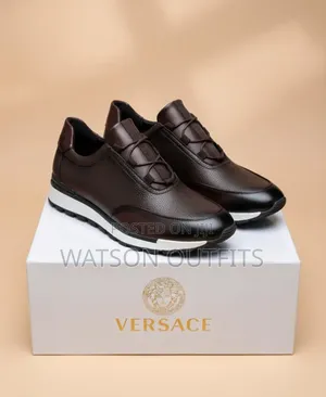 Men's Leather Shoes New and Original Sizes 39 to 46 Versace Branded
