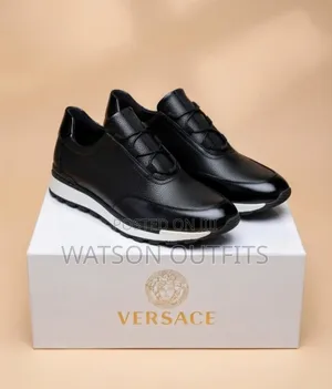 Men's Leather Shoes New and Original Sizes 39 to 46 Versace Branded