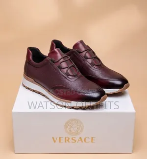 Men's Leather Shoes New and Original Sizes 39 to 46 Versace Branded