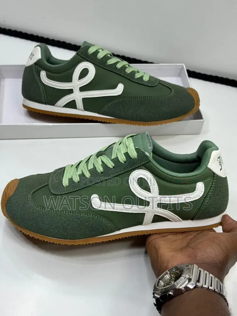 Men's Leather Shoes or Sneaker Footwears Loewe Smartly Branded