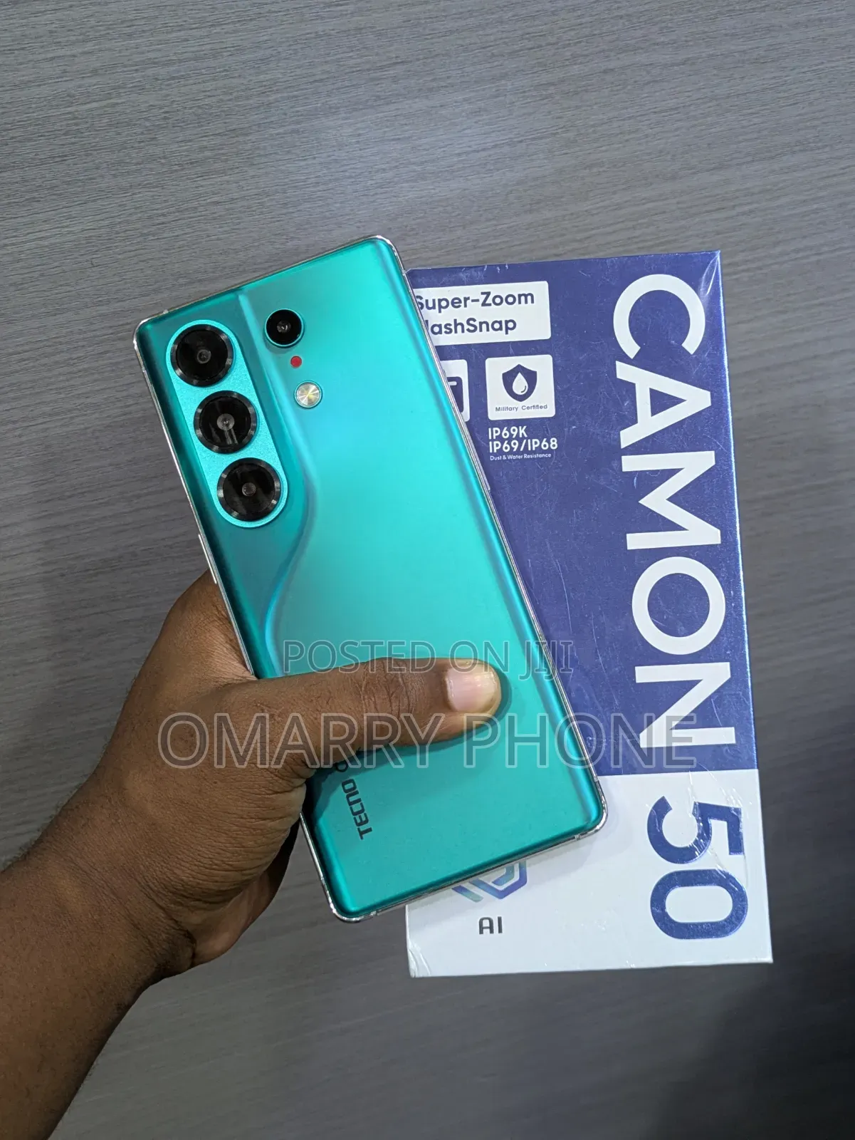 New Tecno Camon 50 256 GB Blue