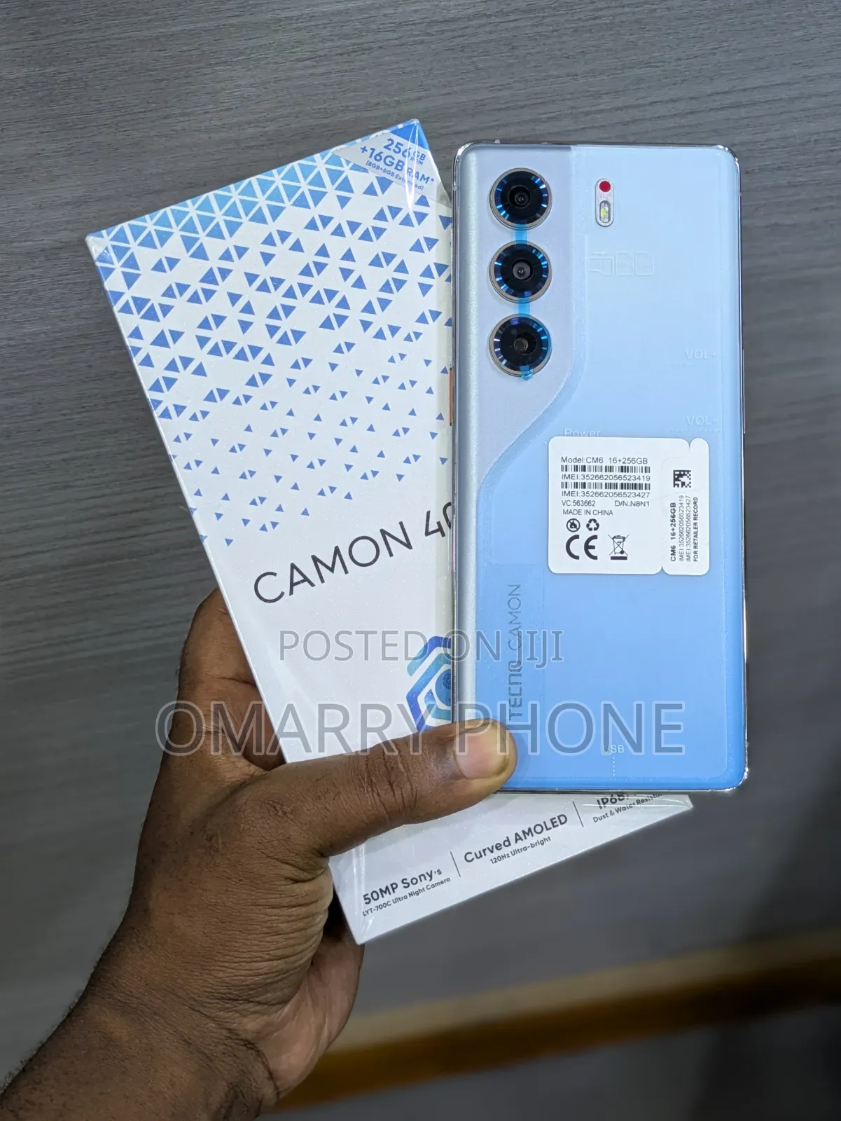 New Tecno Camon 40 256 GB Blue