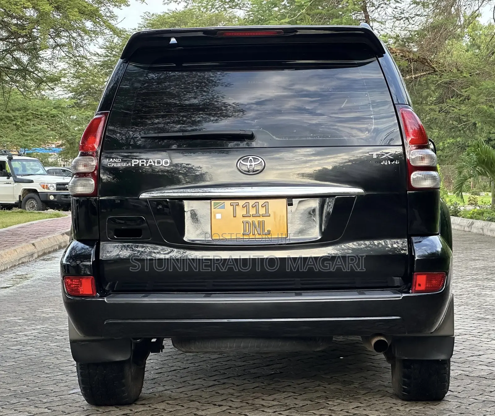 Toyota Land Cruiser Prado 2007 Matt Black