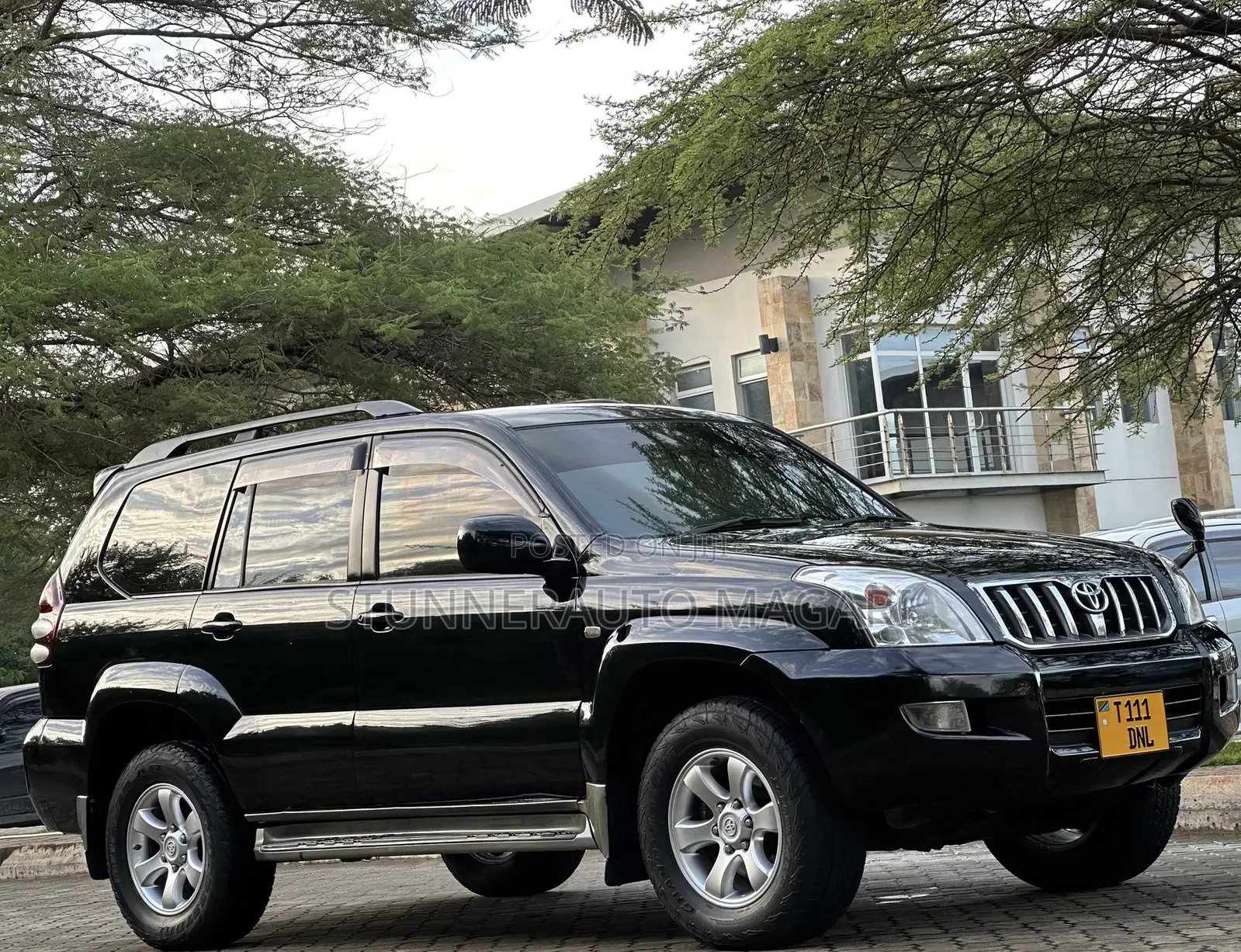 Toyota Land Cruiser Prado 2007 Matt Black