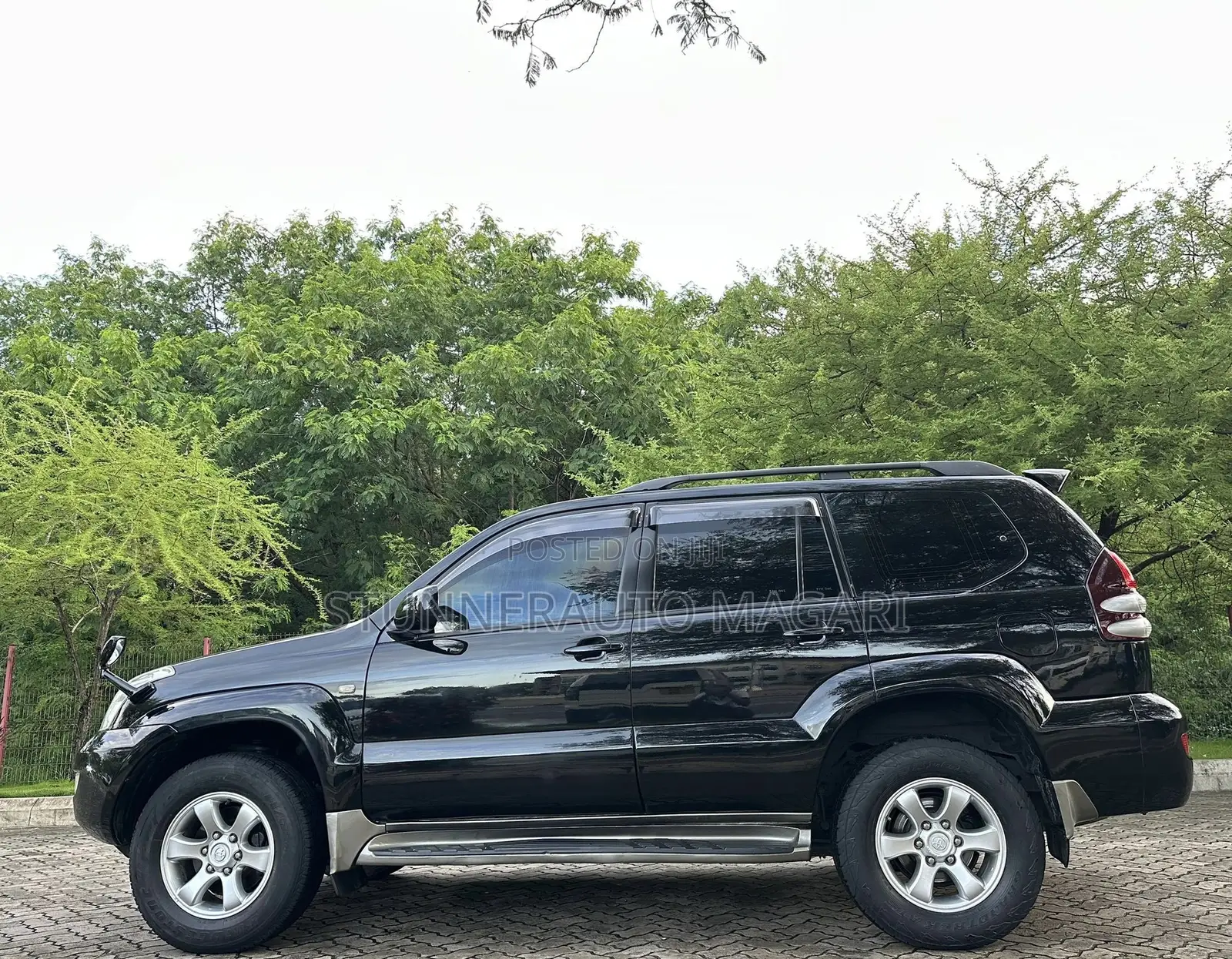 Toyota Land Cruiser Prado 2007 Matt Black