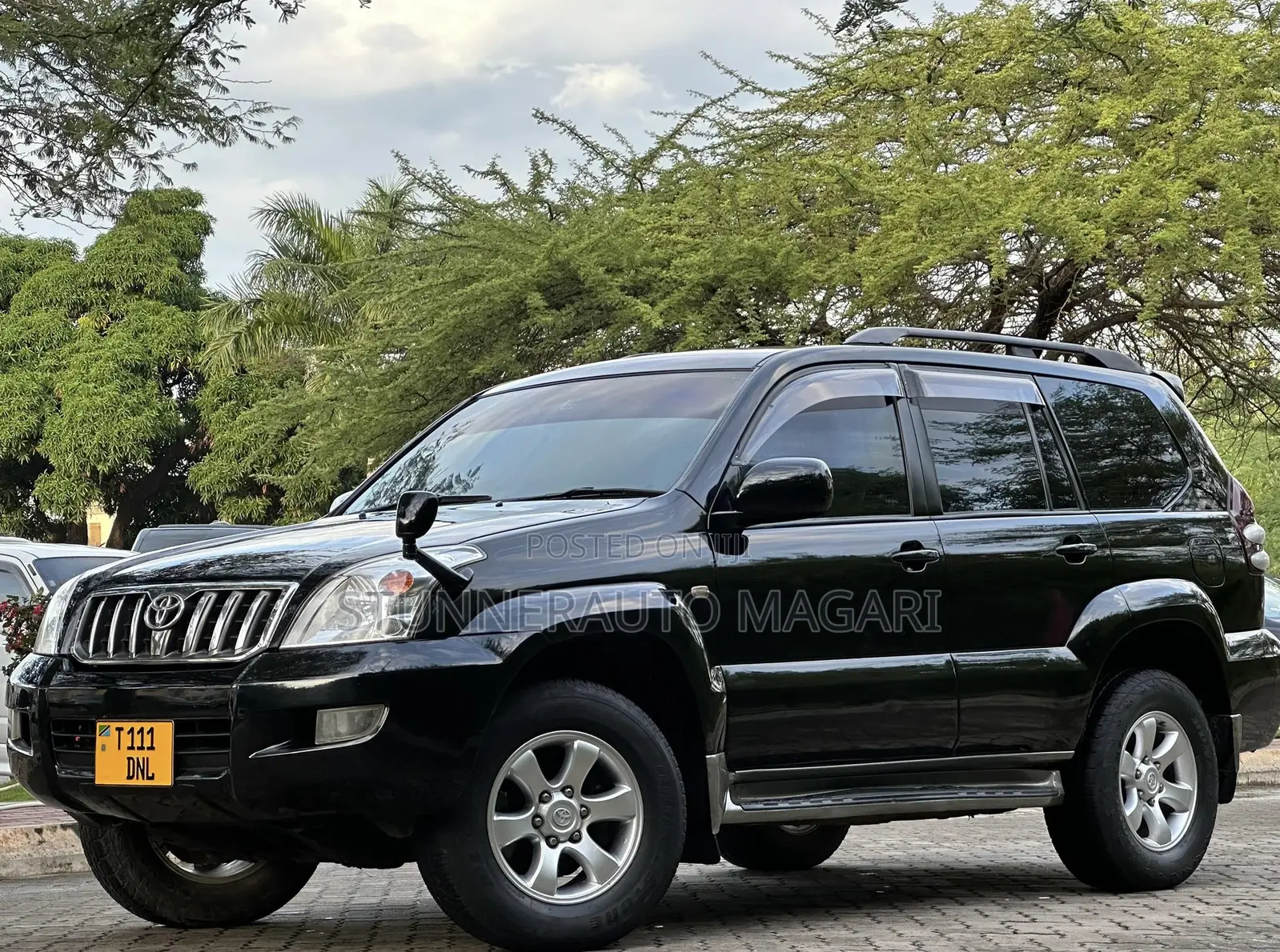 Toyota Land Cruiser Prado 2007 Matt Black