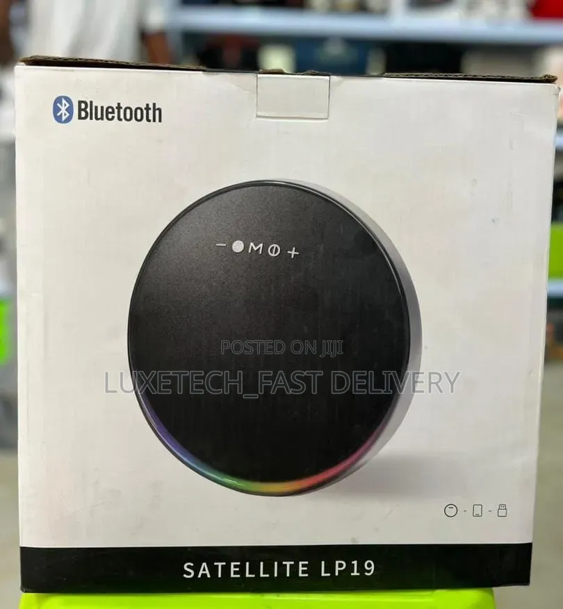 Satellite Lp19 Circular Portable Bluetooth Speaker