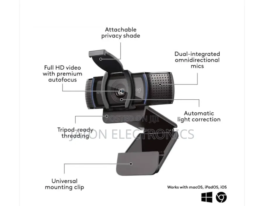 Logitech C920e Premium Webcam Camera