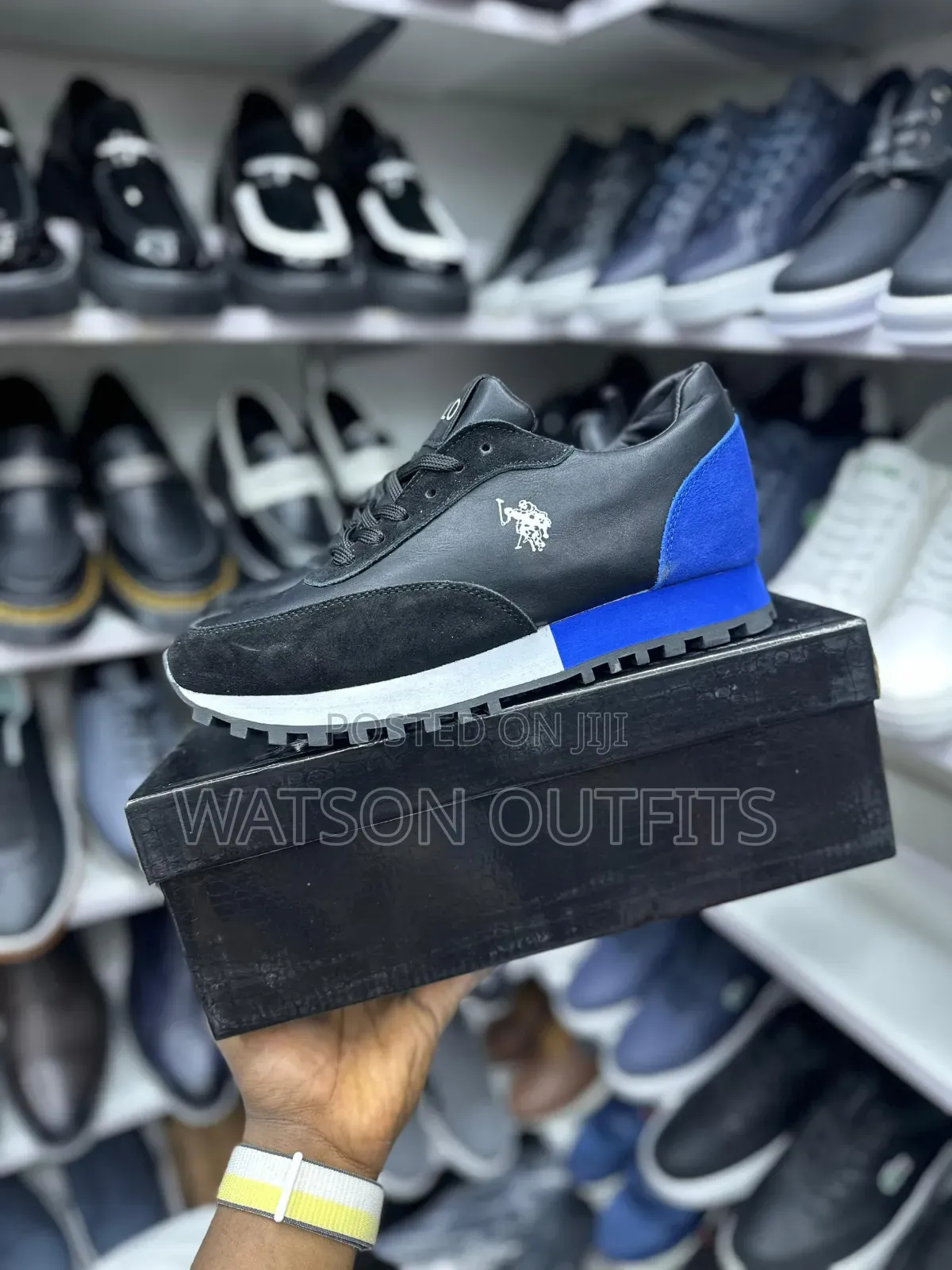 Men's Leather Sneaker Footwears or Sneaker Shoes Polo Nicely Branded