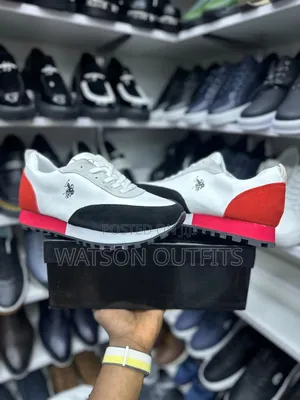 Men's Leather Sneaker Footwears or Sneaker Shoes Polo Nicely Branded