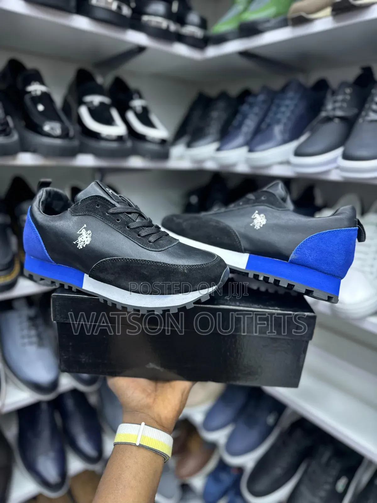 Men's Leather Sneaker Footwears or Sneaker Shoes Polo Nicely Branded