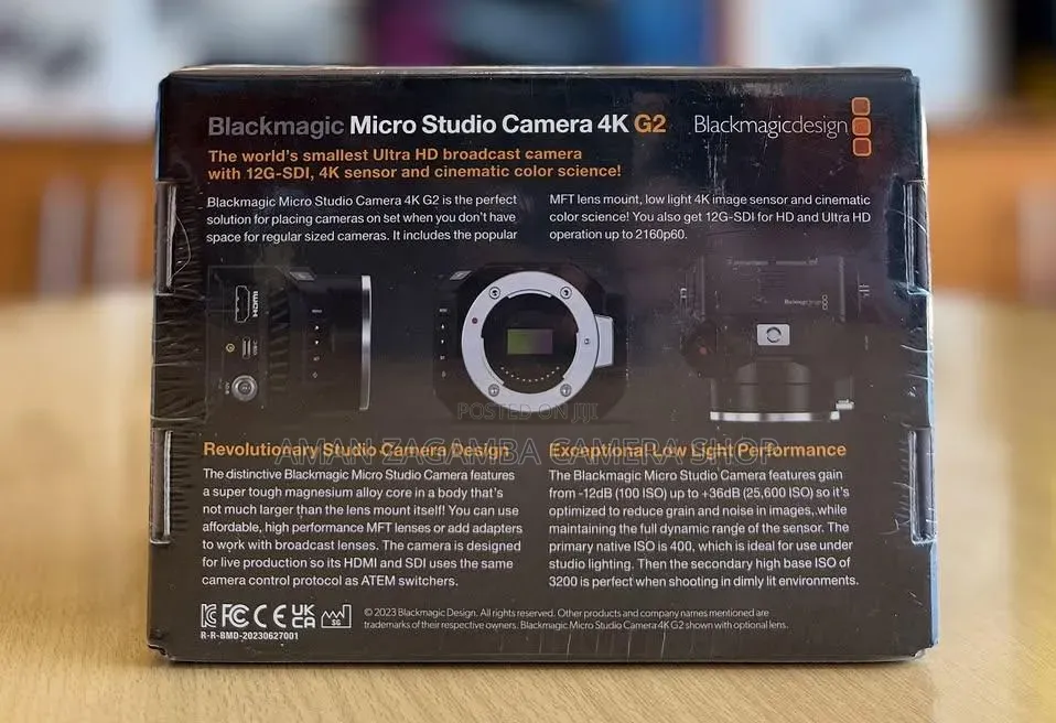 Blackmagic Micro Studio Camera G2