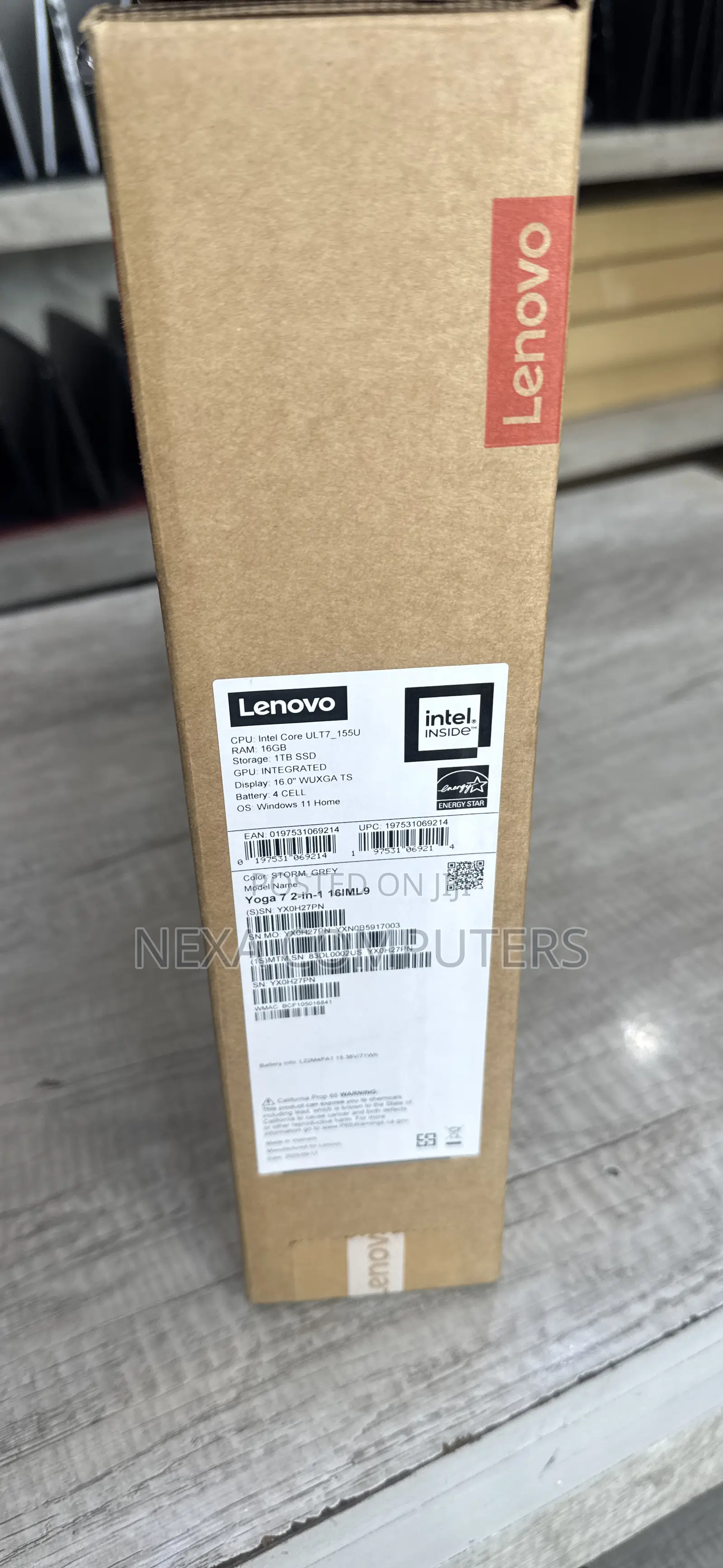 New Laptop Lenovo 16GB Intel Core Ultra 7 SSD 1T