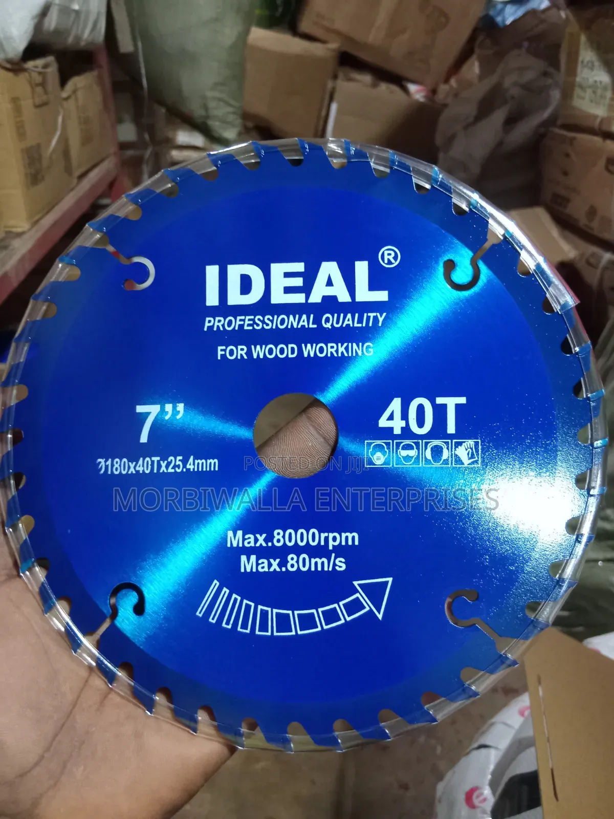 TCT Saw Blade 7 X40t 25.4mm Ideal