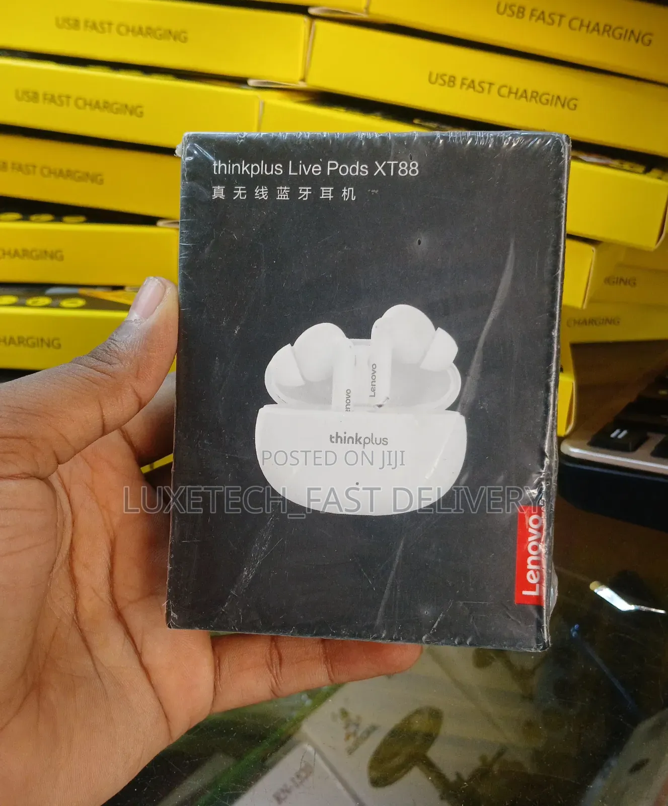 Lenovo Thinkplus Live Pods Xt88 TWS Wireless Earphones (Black)