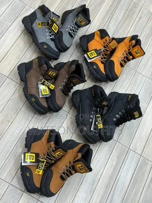 Men's Leather Shoes 5 Design Colours Cat or Caterpillar Branded