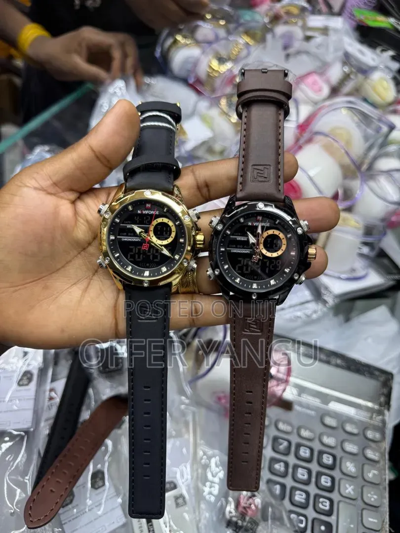 Naviforce Nf9208 Watch (Mikanda Ya Ngozi)