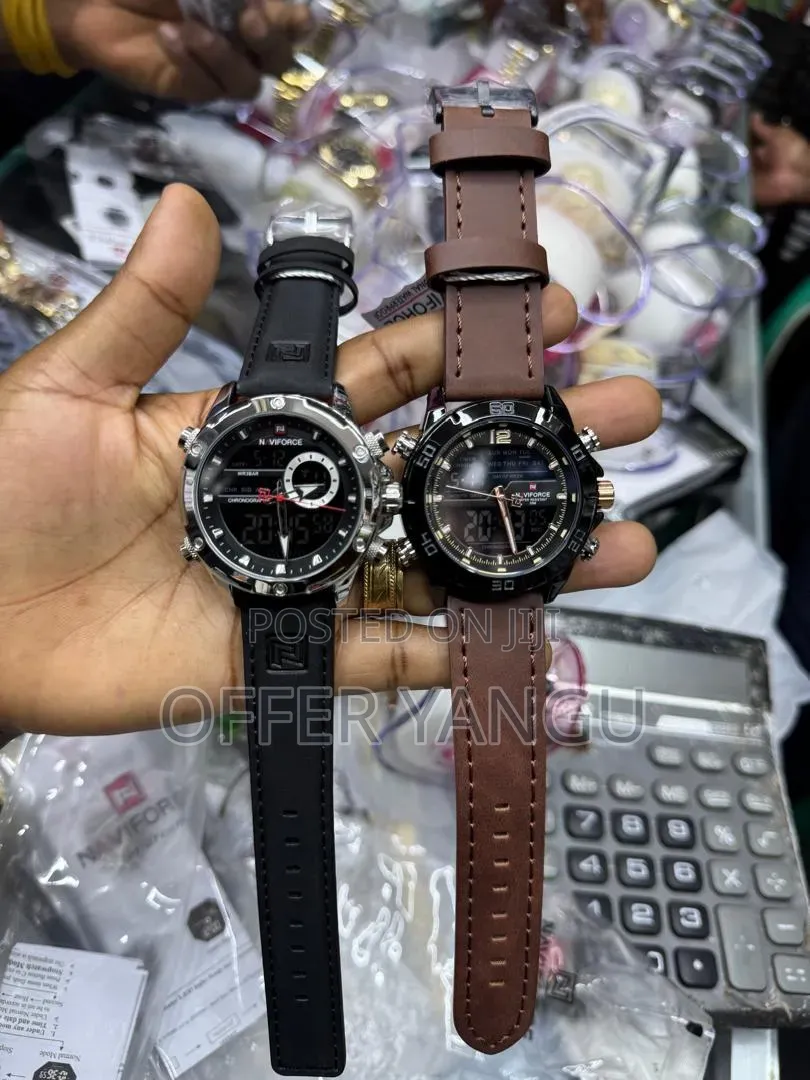 Naviforce Nf9208 Watch (Mikanda Ya Ngozi)